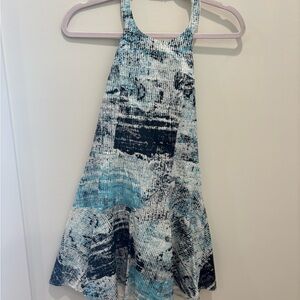 Parker Blue Pattern Dress